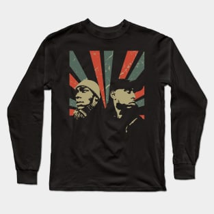 Black Star || Vintage Art Design || Exclusive Art Long Sleeve T-Shirt